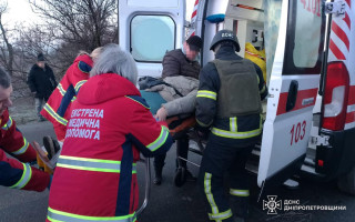 На Днепропетровщине автобус въехал в дерево – 14 пострадавших в ДТП