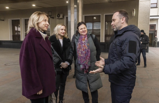 Глава Европейского инвестиционного банка Надя Кальвиньо прибыла в Киев