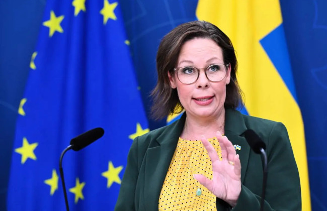 Глава МИД Швеции Стенергард заявила, что поддержка Украины является приоритетом во внешней политике