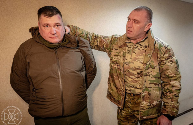 Глава Службы безопасности Василий Малюк задержал руководителя штаба Антитеррористического центра СБУ, работавшего на врага