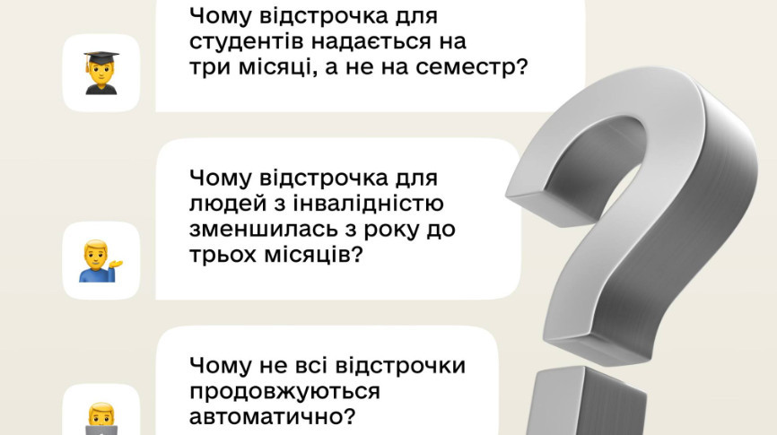 У Міноборони відповіли на найпоширеніші питання про онлайн-відстрочки