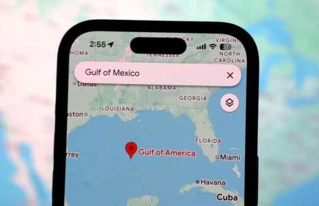 Google ограничила отзывы после переименования Мексиканского залива в Американский