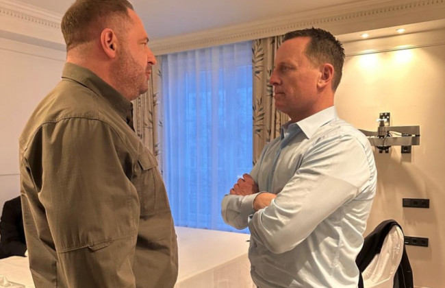 Ермак встретился с посланником по особым поручениям президента США Гренеллом