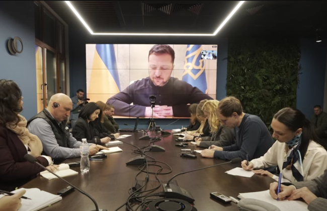 Украина не знала о переговорах России и США в Саудовской Аравии и не будет признавать их результат – Зеленский