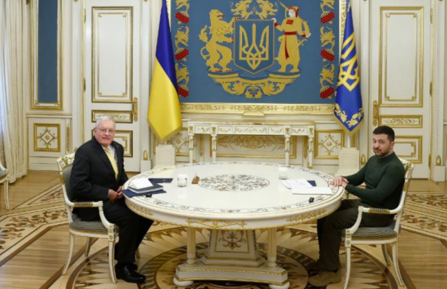 Владимир Зеленский встретился со спецпредставителем США по вопросам Украины Китом Келлогом