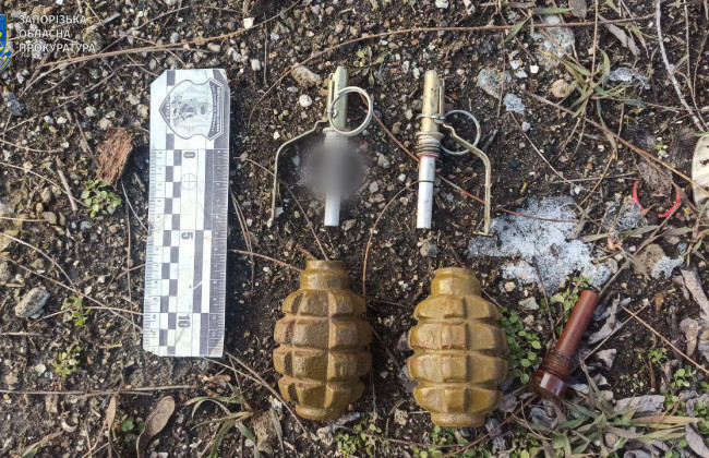 5 гранат за 32 тисячі гривень — у Запоріжжі жінку викрили на продажі зброї та боєприпасів