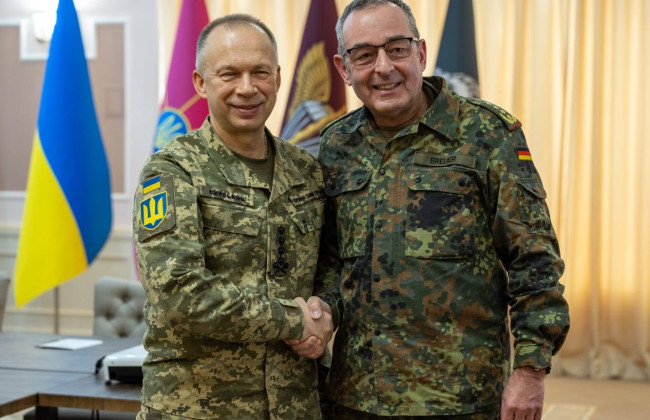 Сырский обсудил с генеральным инспектором Бундесвера Броером потребности ВСУ