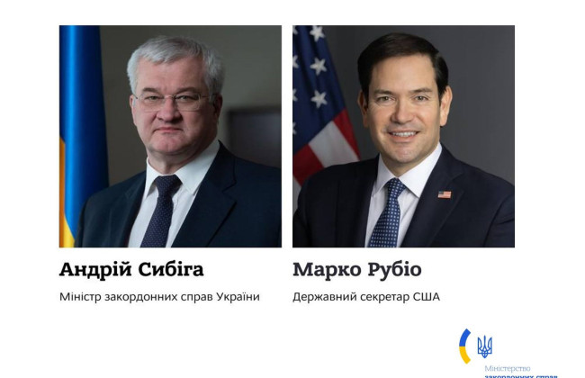 Андрей Сибига обсудил с Марком Рубио продолжение украинско-американского диалога