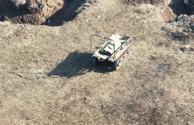 На фронте испытали роботизированную логистически-эвакуационную платформу Воля-Е