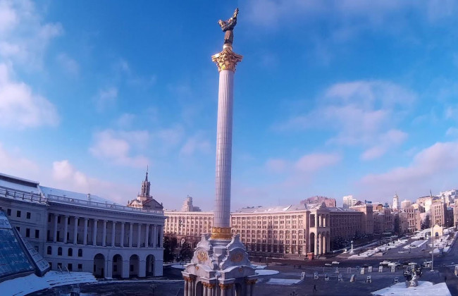 В понедельник в Киеве перекроют центр города для транспорта и пешеходов