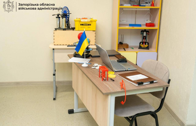 В Запорожской области открыли новую подземную школу для 400 учеников