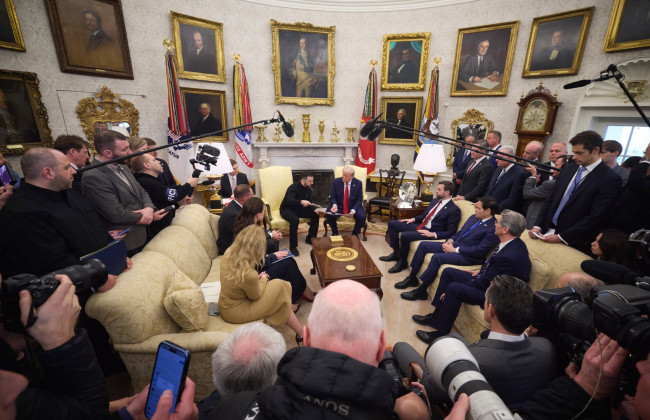 Европейские лидеры Макрон и Туск поддержали Украину после встречи с Трампом