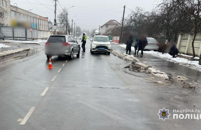 В Житомире автомобиль наехал на 7-летнего мальчика