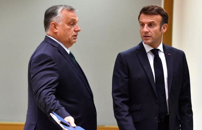 Макрон і Орбан обговорять Україну напередодні саміту ЄС щодо оборони