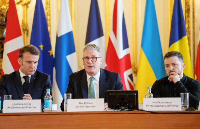 У Макрона не подтвердили заявление о его поездке в Вашингтон с Зеленским и Стармером