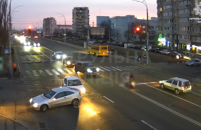 В полиции Киева показали, как нарушение ПДД может призвести к ДТП – видео