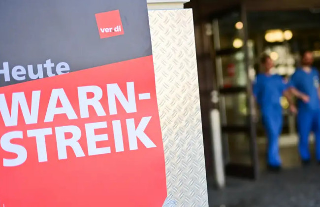 В Германии забастовки распространились на больницы и детсады