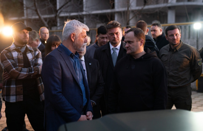 Президент Чехии Петр Павел прибыл с визитом в Одессу