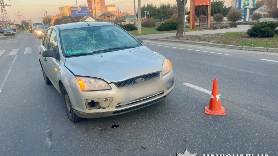 В Белой Церкви автомобиль наехал на пешехода