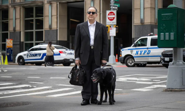 В Нью-Йорке адвоката отстранили от обязанностей присяжного, потому что он не мог видеть видеодоказательства