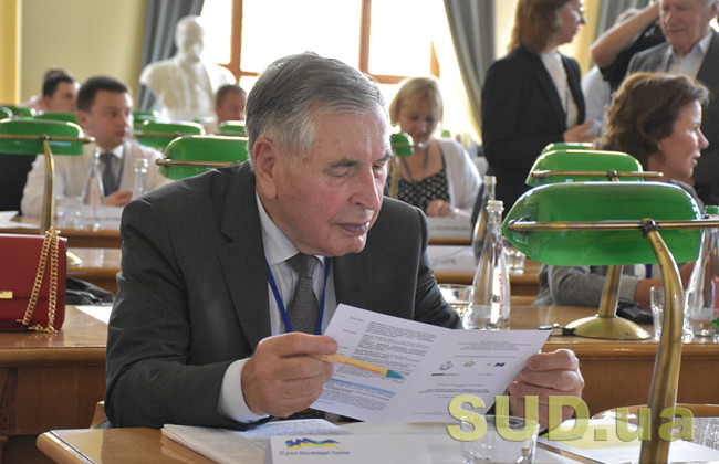 Ушел из жизни Заслуженный юрист Украины и экс-судья КСУ Николай Козюбра