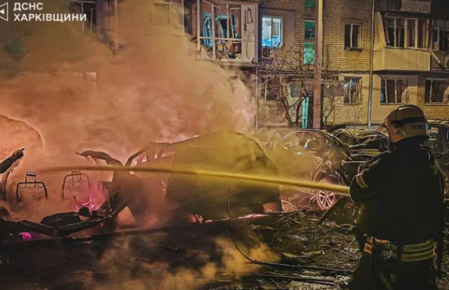 Россияне атаковали Харьков беспилотниками — есть погибшие и раненые, видео