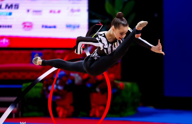 Таисия Онофрийчук принесла Украине четыре медали на Кубке мира по художественной гимнастике