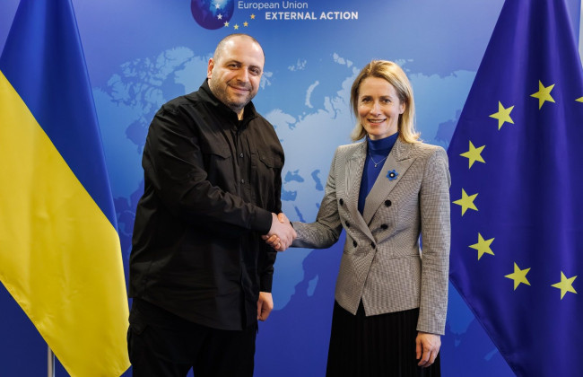 Рустем Умеров встретился с Кайей Каллас в Брюсселе