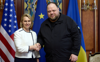 Руслан Стефанчук встретился с послом США Бриджит Бринк, которая завершает свою миссию в Украине