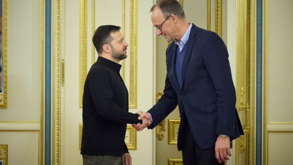 Зеленский поздравил Фридриха Мерца с избранием канцлером Германии