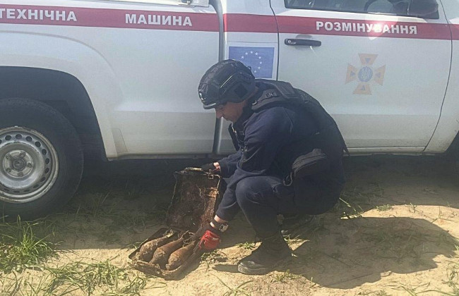 На стройплощадке под Киевом нашли минометные мины времен Второй мировой