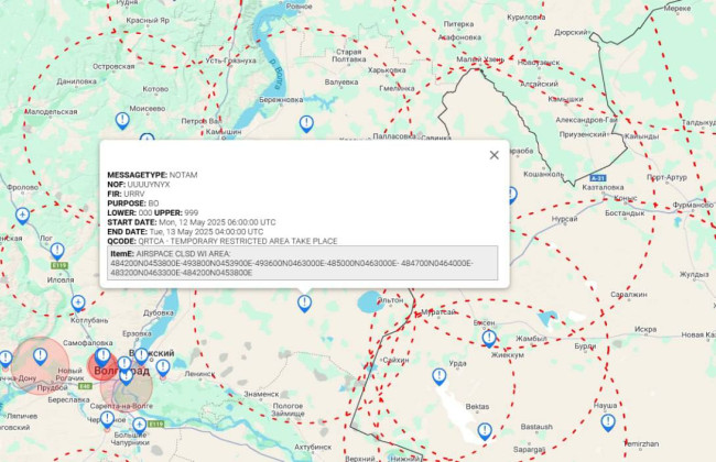 Россия закрывает воздушное пространство над Капустиным Яром, откуда запускали Орешник – мониторы