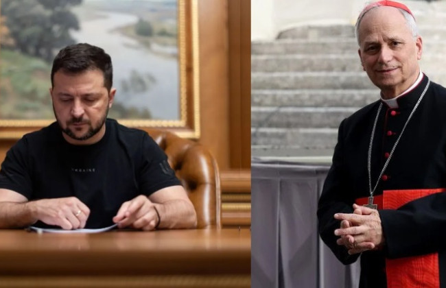 Зеленський вперше поговорив з Папою Римським Левом XIV і запросив його в Україну