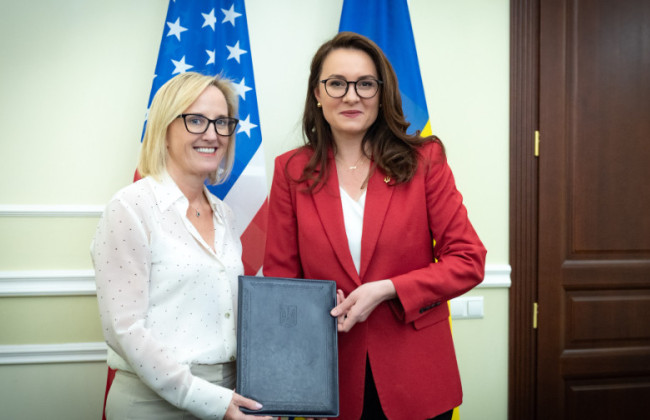 Свириденко передала в посольство США ноту, подтверждающую завершение внутренних процедур по инвестфонду