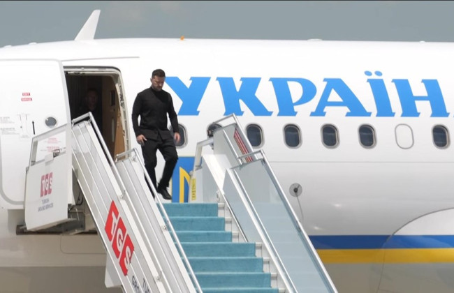 Володимир Зеленський прибув до Анкари на зустріч з Ердоганом, відео