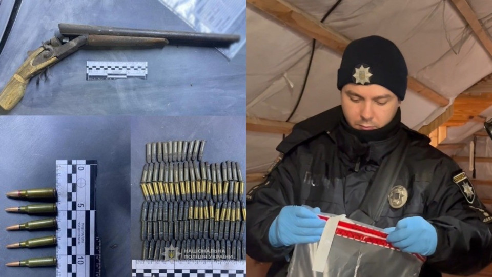 На Одещині чоловіки зберігали автомат і гранати  — зброю везли з фронту і купували онлайн