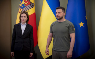 Зеленський зустрівся з президенткою Молдови Санду – обговорили 30-денне припинення вогню та спільний шлях до ЄС