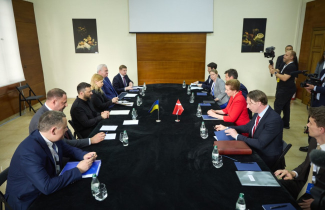 Зеленский провел встречу с премьером Дании – о чем шла речь