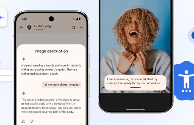 Google додає нові функції для користувачів із вадами зору — штучний інтелект допоможе зчитувати екран