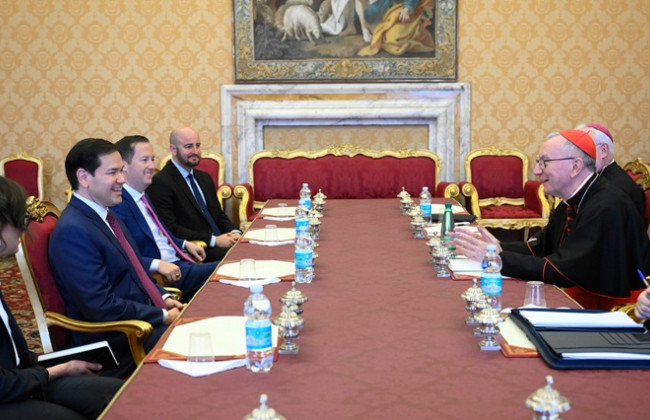 Госсекретарь США Рубио на встрече в Ватикане обсудил прекращение войны в Украине