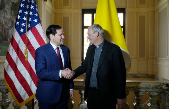 Держсекретар США Рубіо заявив, що Ватикан може стати майданчиком для переговорів між Україною та Росією