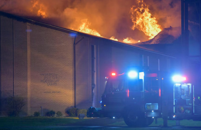 В США  судили мужчину, который сжег церковь под Сент-Луисом