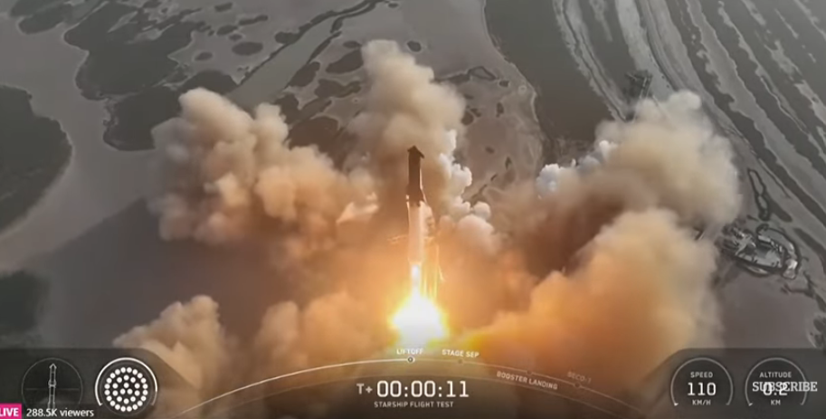 Девятый тестовый запуск SpaceX Starship закончился неудачей — видео