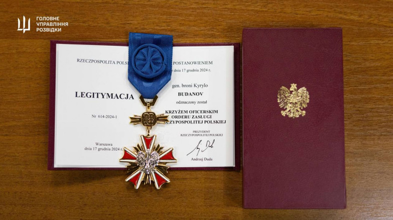 Анджей Дуда нагородив Кирила Буданова однією з найвищих державних відзнак Польщі для іноземців