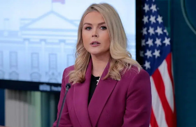 Трамп открыт к встрече с Зеленским и Путиным, — пресс-секретарь Белого дома Левитт