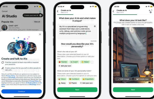 WhatsApp позволит пользователям создавать чат-боты на основе ИИ