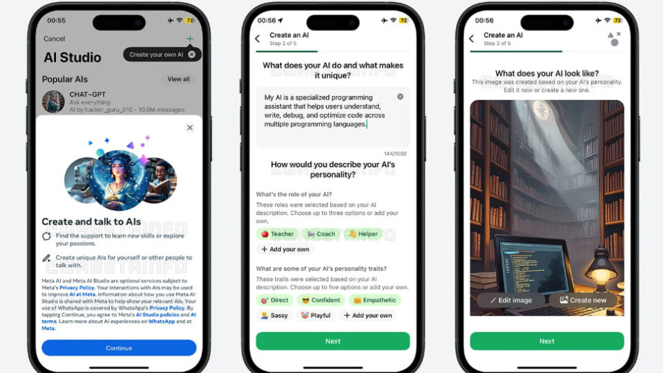 WhatsApp дозволить користувачам створювати чат-боти на основі ШІ