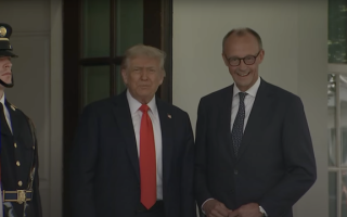 Канцлер Німеччини Мерц прибув до Білого дому на зустріч із Трампом, відео