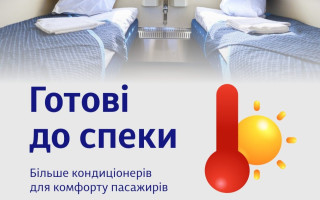 Укрзалізниця розкрила кількість вагонів, які підготували до спеки — скільки мають кондиціонери