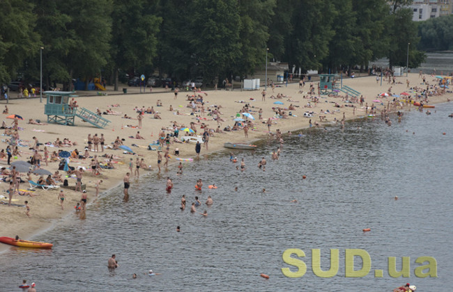 Температура воды в Днепре возле Киева уже превысила 20°С